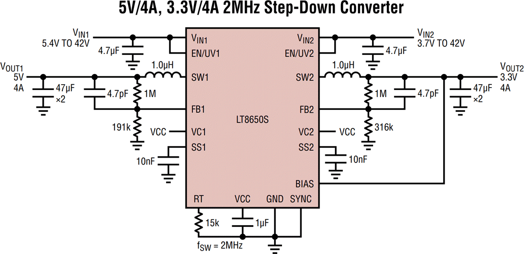 Lt S Synchronous Step Down Silent Switcher Adi Mouser