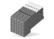 XCede® HD HDTF Right-Angle Backplane Receptacles